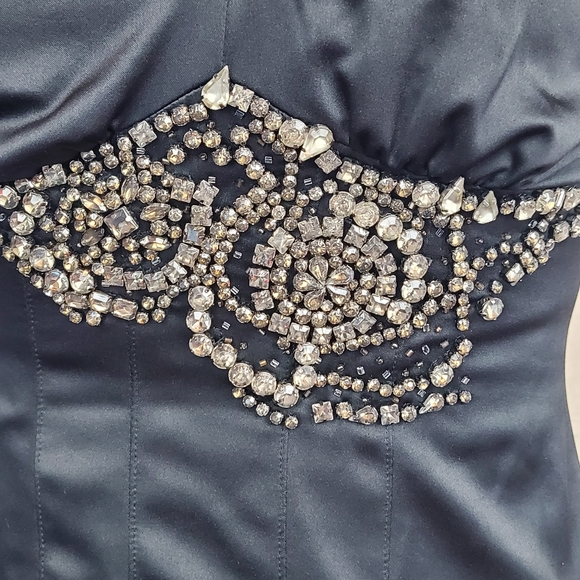 Karen Millen dress black size 4 uk 8 eu 38 - Picture 6 of 15